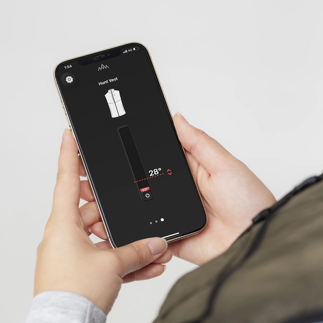 HeatX Värmeväst Jakt Dam V2 – Olive Green, Värmeväst, från Heat Experience, hos Heat North