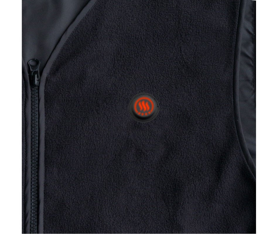 Glovii - Värmeväst Fleece Svart, Värmeväst, från Glovii, hos Heat North