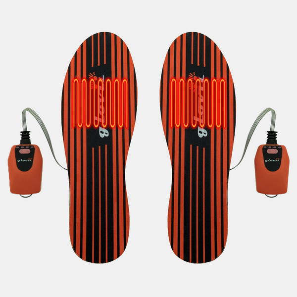 Glovii - Varmesåler for ski Ultratynne med appstyring