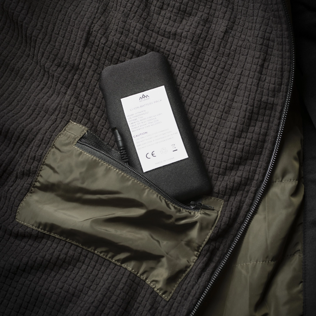 HeatX - Varmevest Jakt Dame – Grønn/Svart