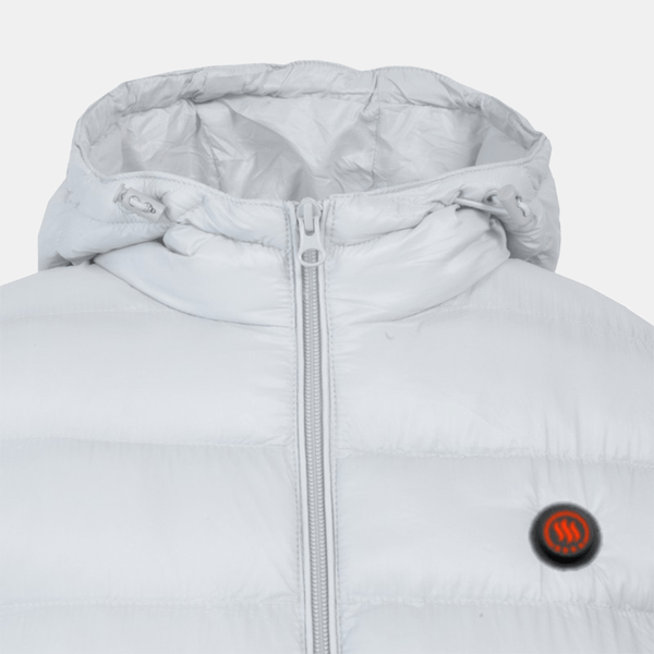 Glovii - Varm jakke dame lys grå